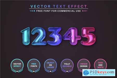 Candy - Editable Text Effect, Font Style