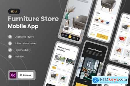 Ikael - Furniture Store Mobile App UI Kit
