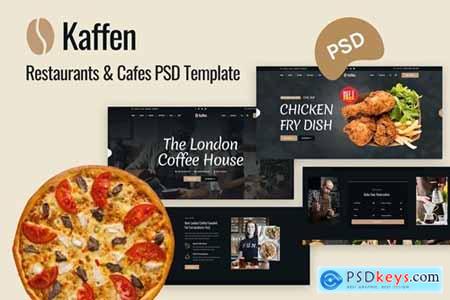 Kaffen - Coffe Shop & Restaurant PSD Template