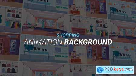 Shopping - Animation background 34060956