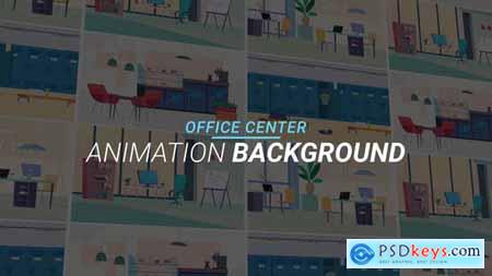 Office center - Animation background 34060950