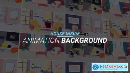 House inside - Animation background 34060936