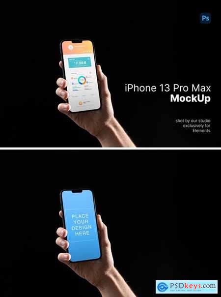 Mockup template- Newest iPhone 13 Pro Max
