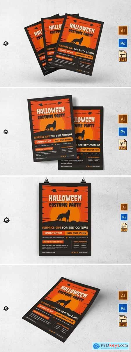 Halloween Event Party Flyer Template