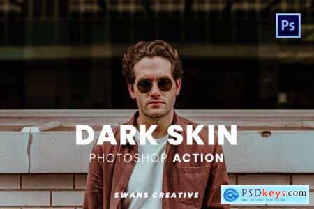 Dark Skin Photoshop Action