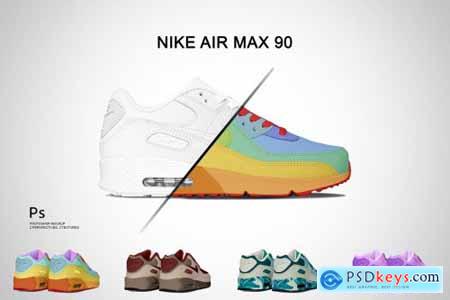 Nike Air Max 90 - Photoshop Mockup 6411688