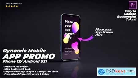Dynamic Mobile App Promo Phone 13 Android 3d Mobile App Demo Presentation Premiere Pro 34108806 Free