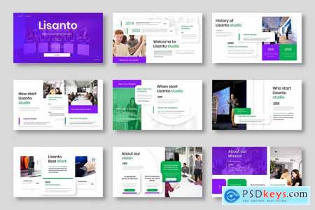Lisanto - Business Powerpoint, Keynote and Google Slides Template