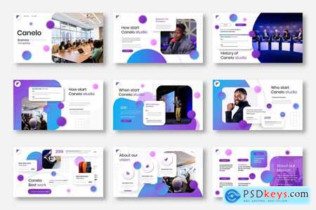 Canelo  Business Powerpoint, Keynote and Google Slides Template
