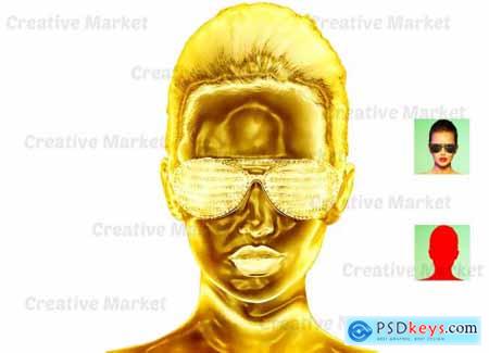 Gold Statue Photoshop Action 6550350