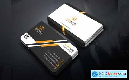 Business Card Template Design With Vector Format Corporate Identity o95538