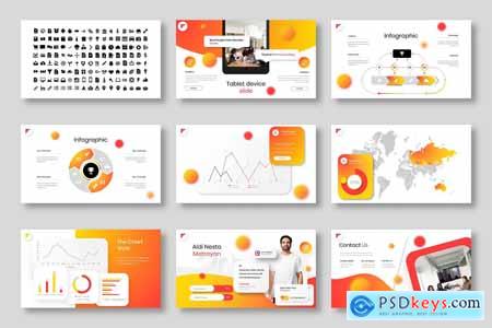 Nevada - Business Powerpoint, Keynote and Google Slides Template