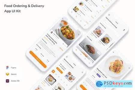 Food Ordering & Delivery App UI Kit