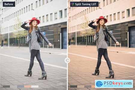 Split Toning Video LUTs 6464979