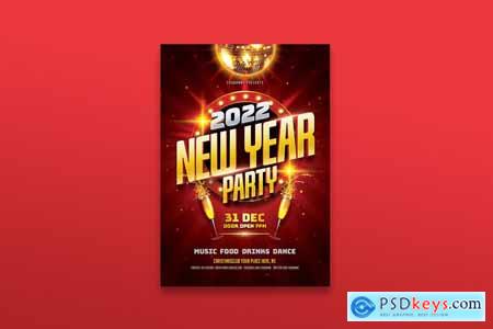New Year Party Flyer J3CN6KL