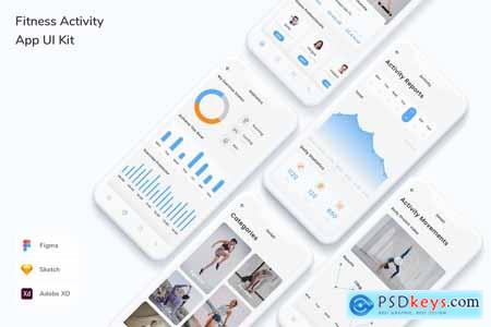 Fitness Activity App UI Kit WYFZSQD