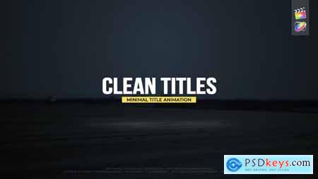 Clean Titles for FCPX 33974273
