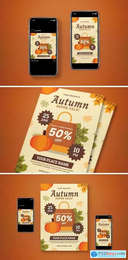 Autumn Promo Flyer Set