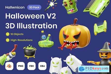 Halloween V2 3D Illustration