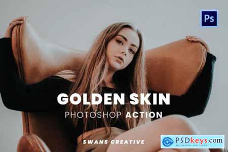 Golden Skin Photoshop Action