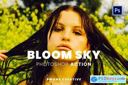 Bloom Sky Photoshop Action