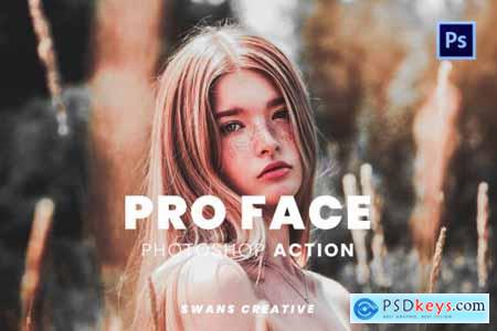 Pro Face Photoshop Action