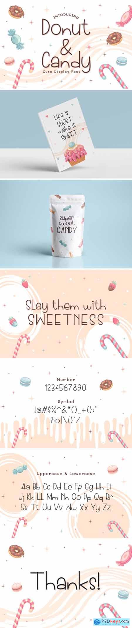 Donut & Candy Font