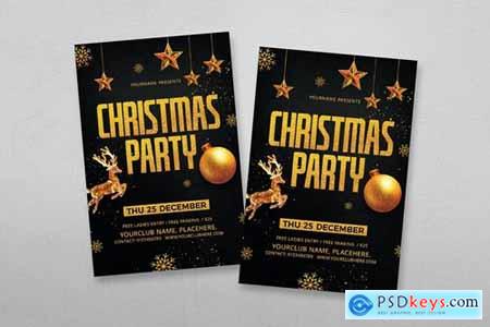 Christmas Party Flyer BB8ZM8Y