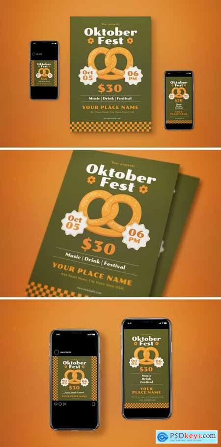 October Festival Flyer Set