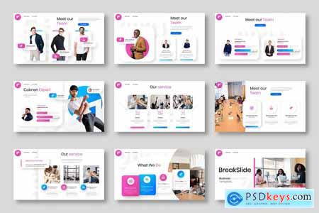 Caknen  Business Powerpoint, Keynote and Google Slides Template