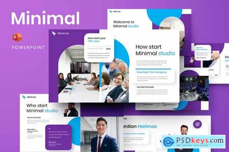 Minimal  Business Powerpoint, Keynote and Google Slides Template