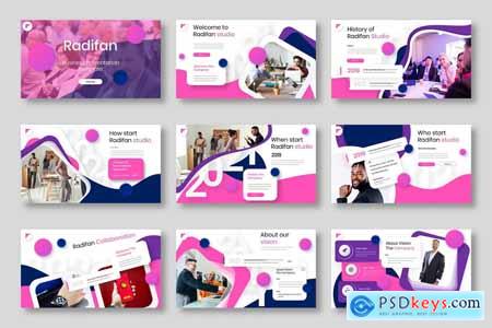 Radifan  Business Powerpoint, Keynote and Google Slides Template