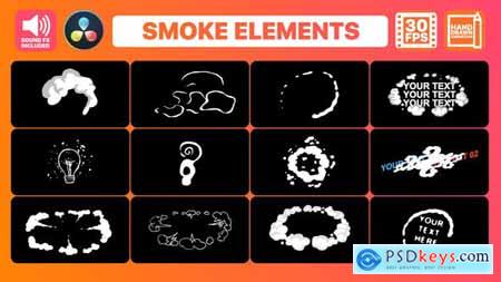 Flash FX Smoke Elements And Titles - DaVinci Resolve - 34055205