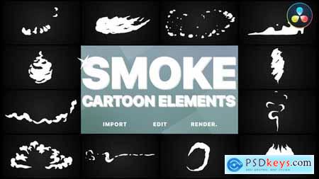 Flash FX Cartoon Smoke - DaVinci Resolve - 34053788