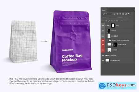 Coffee Bag PSD Mockups 6024410