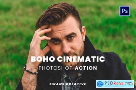 Boho Cinematic Photoshop Action