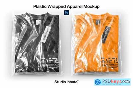 Plastic Packed Garment Mockup 6336181