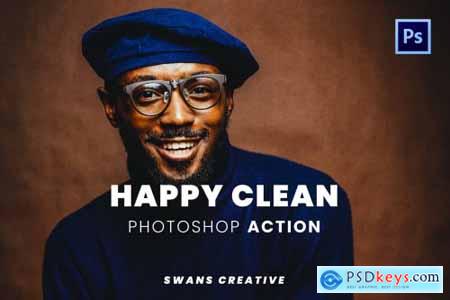 Happy Clean Photoshop Action