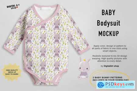 Baby Bodysuit Mock Up 6381141