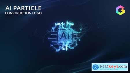 AI Particle Construction Logo Reveal 34215789