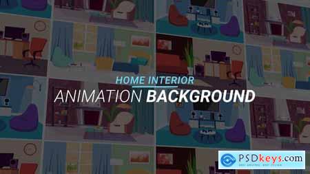 Home interior - Animation background 34221845
