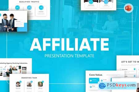 Affiliate Digital Marketing PowerPoint Template YRP4XC8