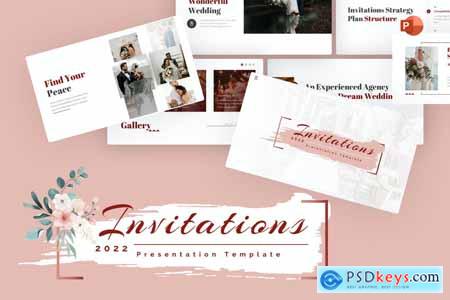 Invitations Event PowerPoint Template DLRLCYN