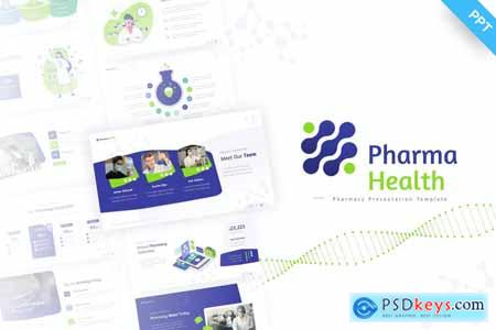 Pharma Health Medical PowerPoint Template VRS7M59
