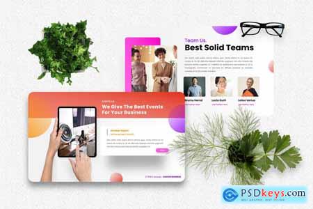 Daphze - Annual Report Powerpoint, Keynote and Google Slides Template