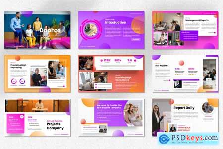 Daphze - Annual Report Powerpoint, Keynote and Google Slides Template