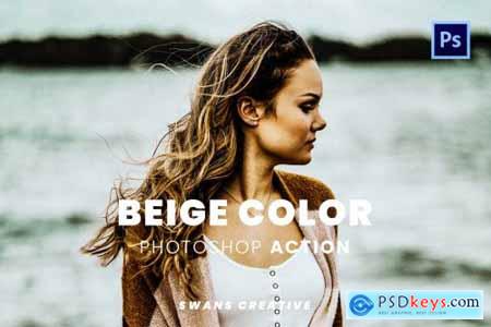 Beige Color Photoshop Action