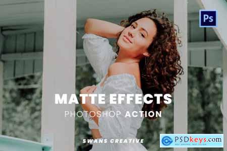Matte Effects Photoshop Action