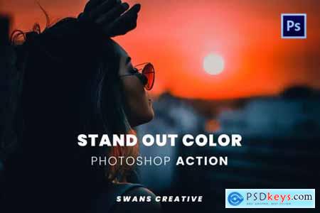 Stand Out Color Photoshop Action