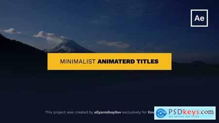 Minimalist Animated Titles 34146249